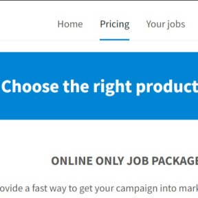 Select a posting plan.