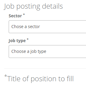 Add a new job offer.