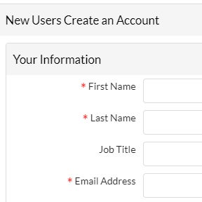 Create an employer account.