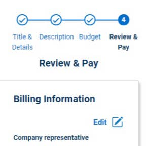Make the payment.
