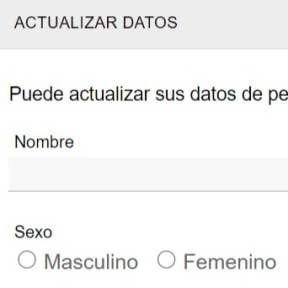 Completa tus datos.
