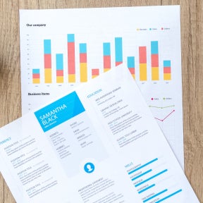 Avoid charts, tables, images, and fancy fonts.