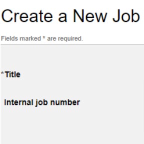 Create your job post.