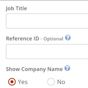 Create your job post.