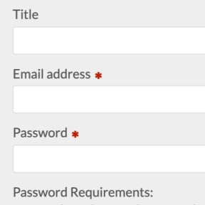 Create an account.