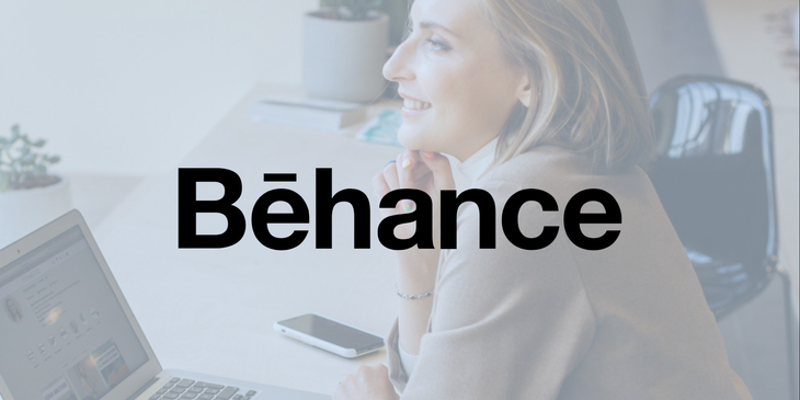 Behance logo.