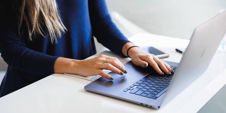 A hiring manager advertising a vacancy on the best job posting sites for employers.