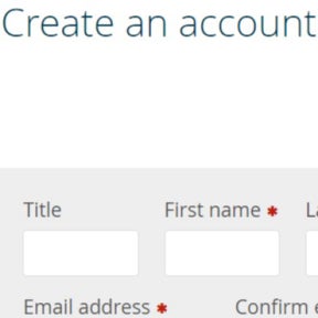 Create an account.