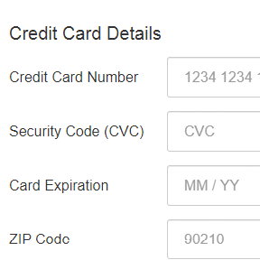Finalize your order.