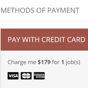 Make the payment.