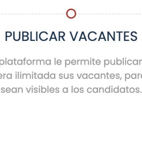 Publica una vacante.
