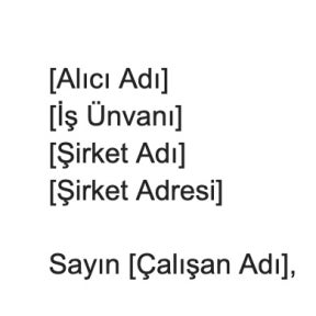 Çalışan bilgilerini ekleyin.