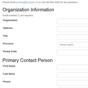 Fill in the online registration form.