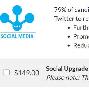 Select upgrades.