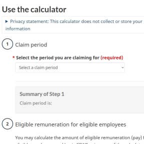 Determine the subsidy amount for your business.
