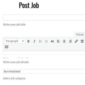 Add your job and company information.