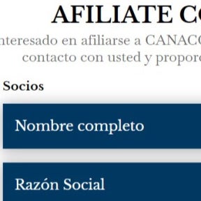 Completa la información.