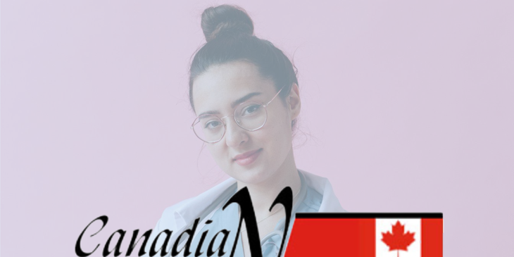 CanadiaNurse.com Logo.