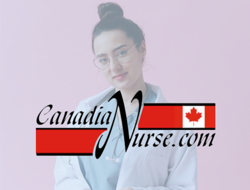 CanadiaNurse.com Logo.