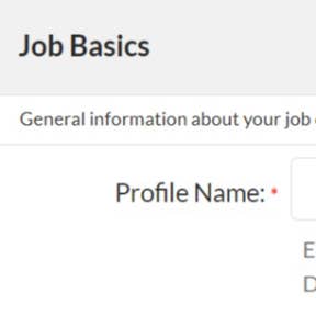 Create your job post.