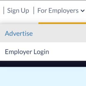 Click on "Advertise."
