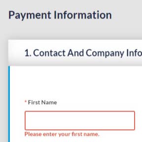 Enter your payment information.