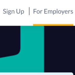 Go to the "For Employers" page.