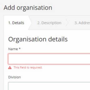Create your employer profile.