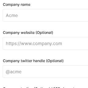 Fill out the employer registration form.