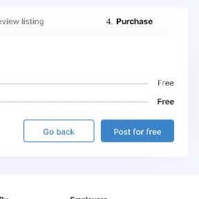 Post your job advertisement.