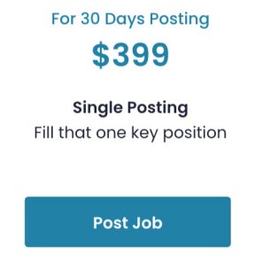 Select a job posting plan.