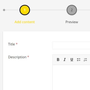 Create your job post.