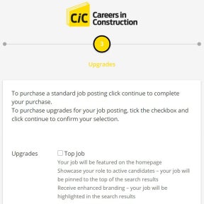 Select optional upgrades.