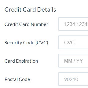 Fill out the online billing form.