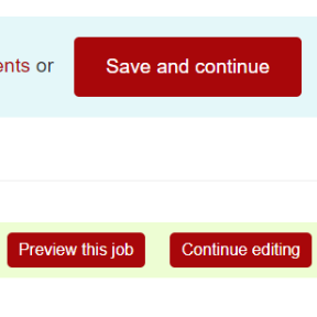 Review your job post.