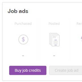 Buy job credits.