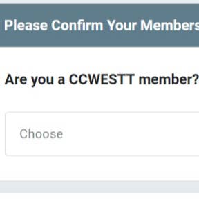 Confirm your membership status.