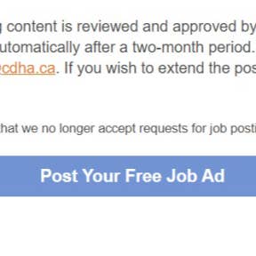 Click on "Post Your Free Job Ad."