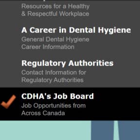 Go to the CDHA home page.