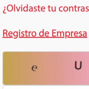 Registra a tu empresa.