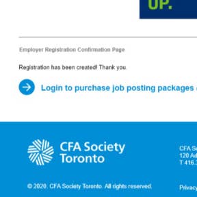 Purchase job posting packages.