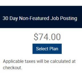 Choose your posting package.