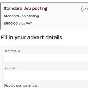 Create your job post.