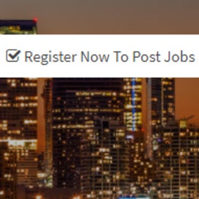 Register as an employer.