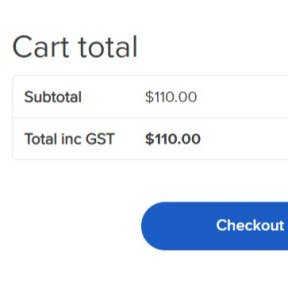Review your listing and select "Checkout."
