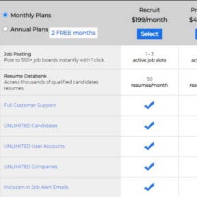 Choose a package option.