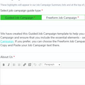Choose a campaign type.