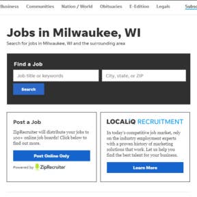 Choose a job posting option.