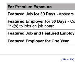 Choose a job package.