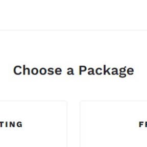 Choose a job posting package.